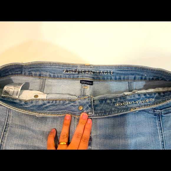 Jean hi rise a line skirt super stretch - Picture 3 of 3